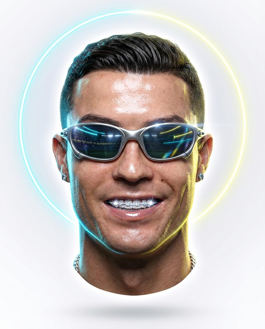 Dynamic 3D Floating Head Portrait — example 2