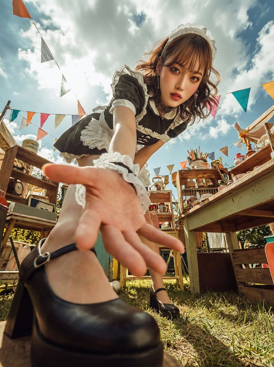 Dramatic Ultra Wide-Angle Photo Transformation Prompt — example 1