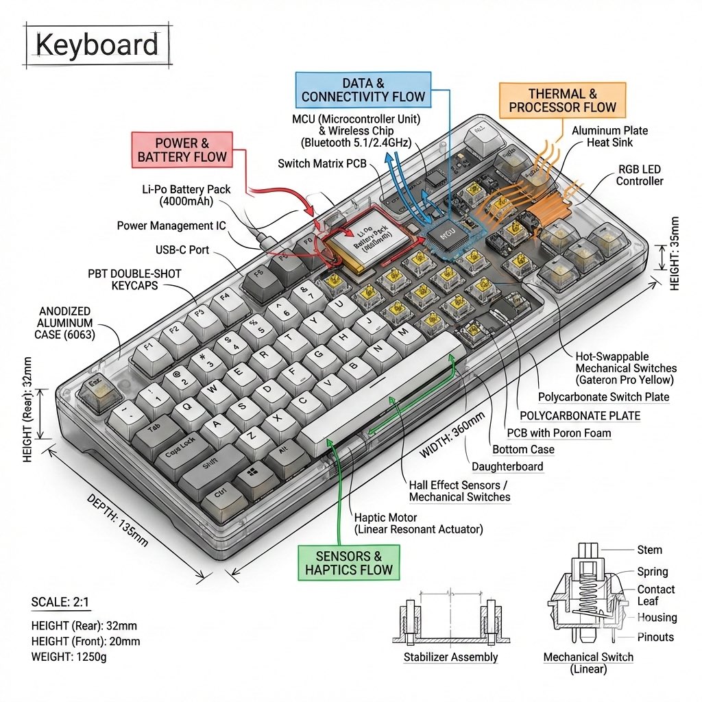 Technical Infographic Template for Objects — example 4
