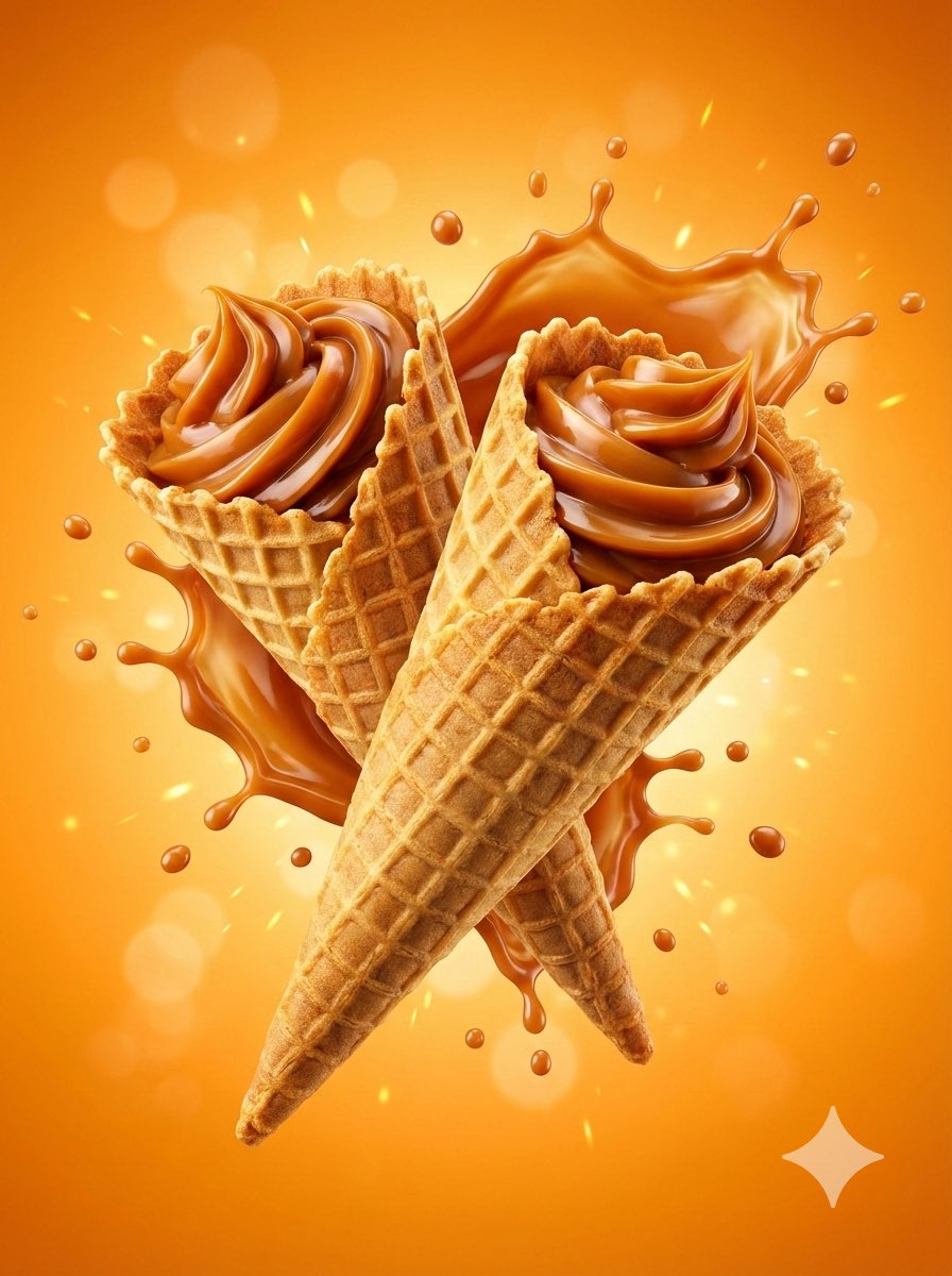 Hyper-Realistic Dessert Commercial Photography (JSON Format) — example 1