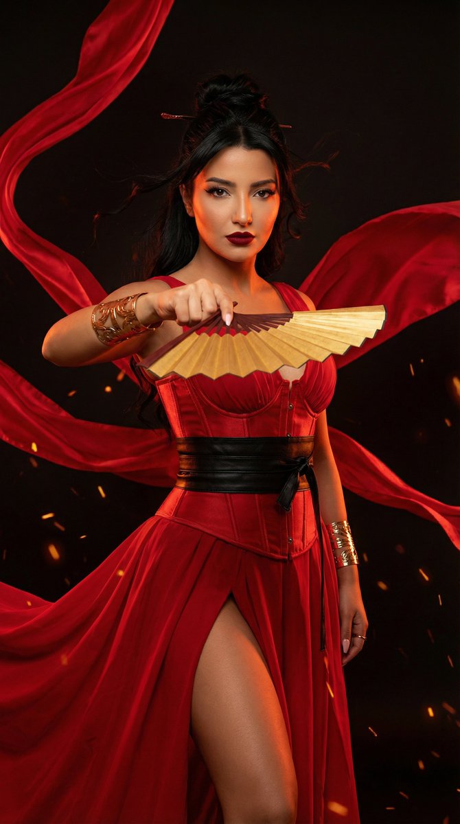 Cinematic Warrior Goddess Editorial Upgrade — example 1