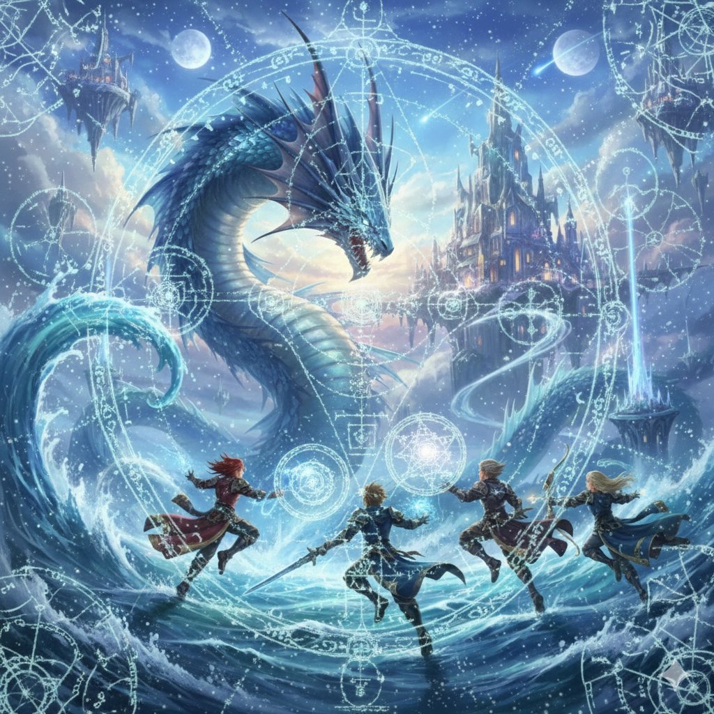 Final Fantasy Leviathan VS Player and Sacred Geometry — example 1
