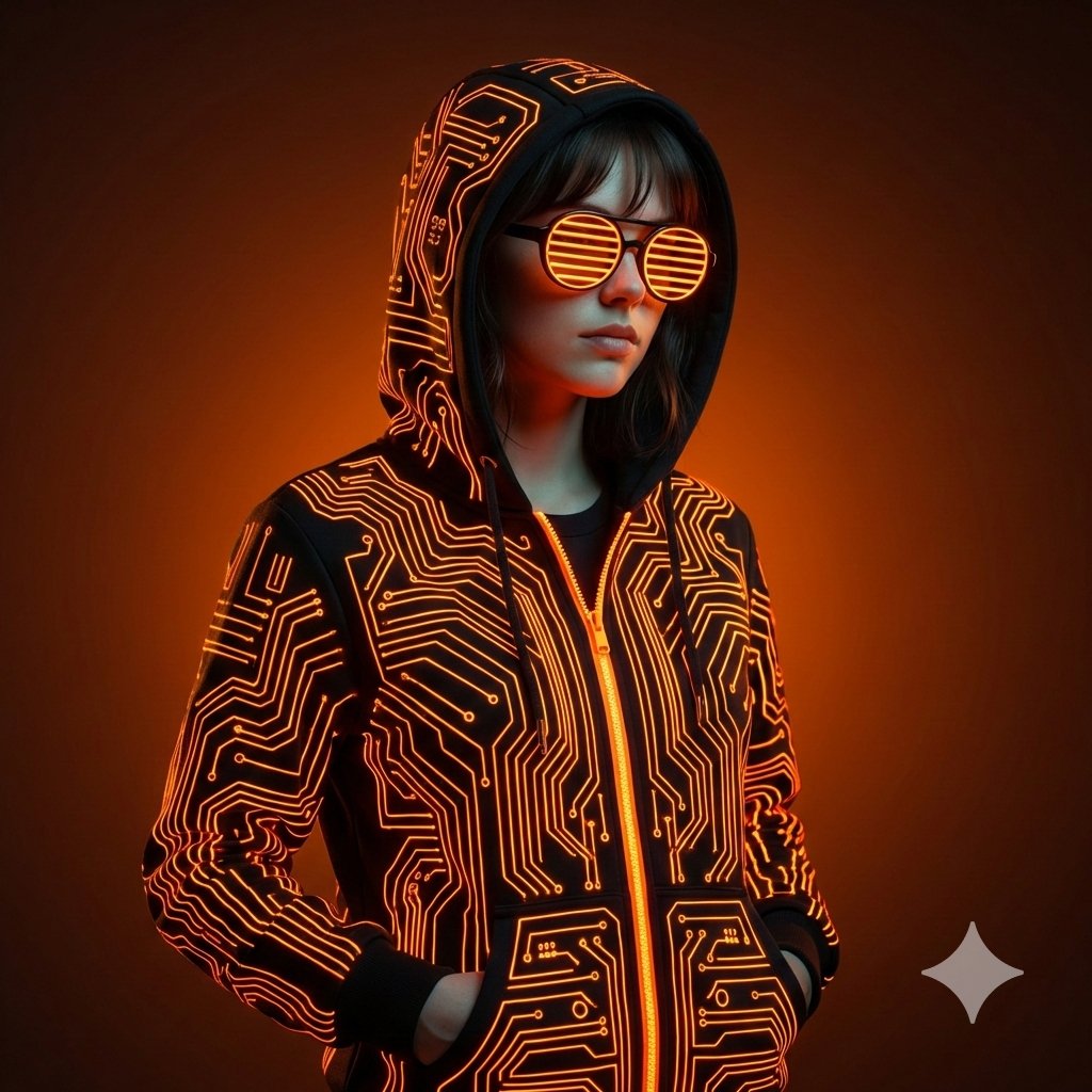 Ultra-Realistic Cyberpunk Studio Portrait