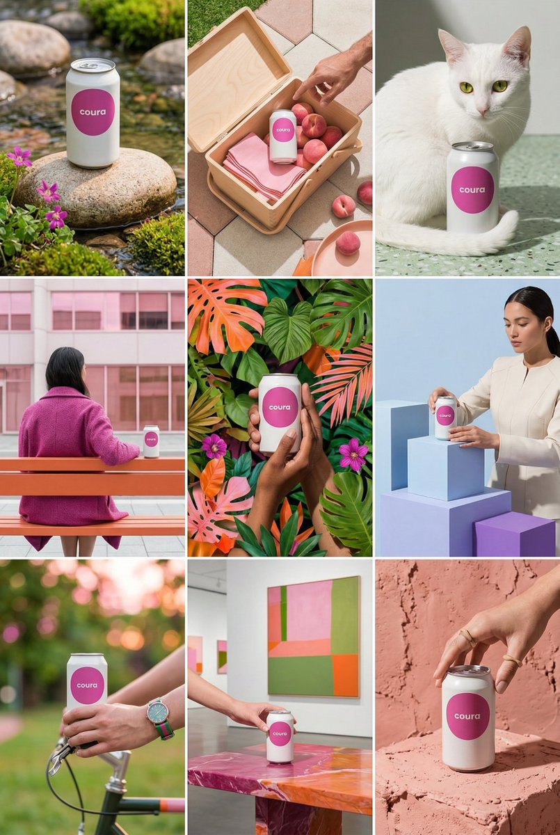 Instagram Feed Generation Prompt (Aesthetic Cohesion Test) — example 2