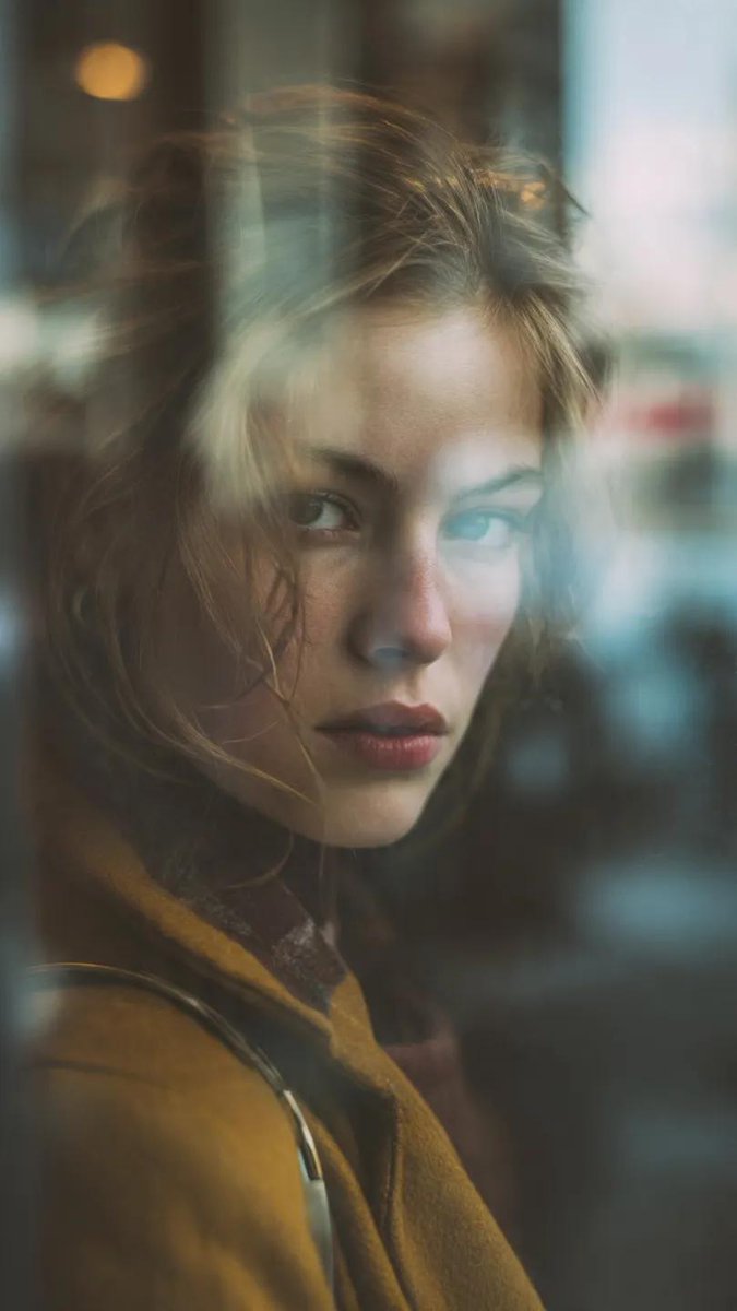 Layered Reflection Portrait Photography Prompt — example 1