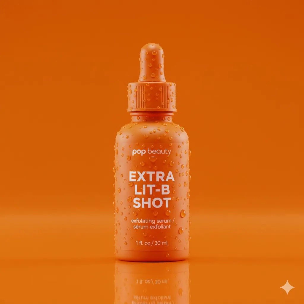 Product Photography Prompt: Orange Serum Bottle — example 2