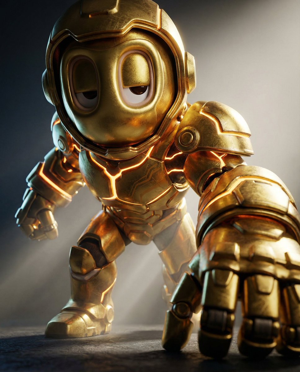 Mech Armor Power Reveal Prompt (Likeness Preservation) — example 1