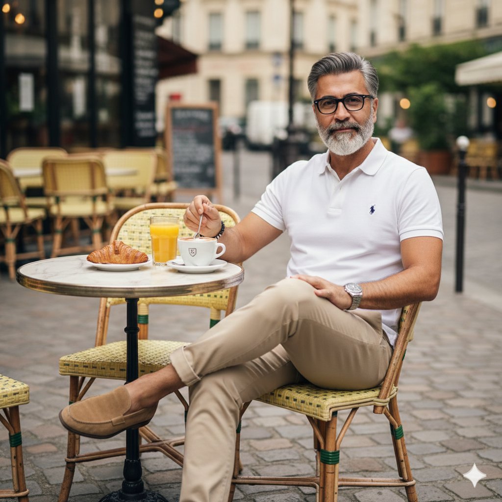 Photorealistic Parisian Cafe Scene — example 1