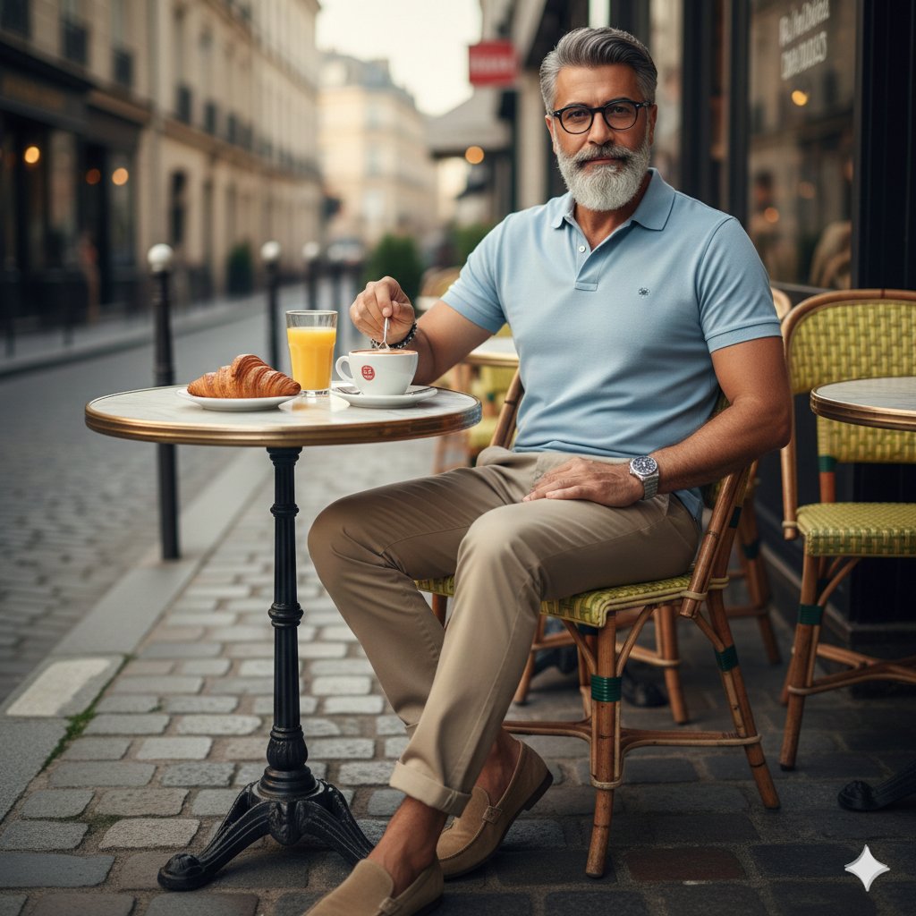 Photorealistic Parisian Cafe Scene — example 2