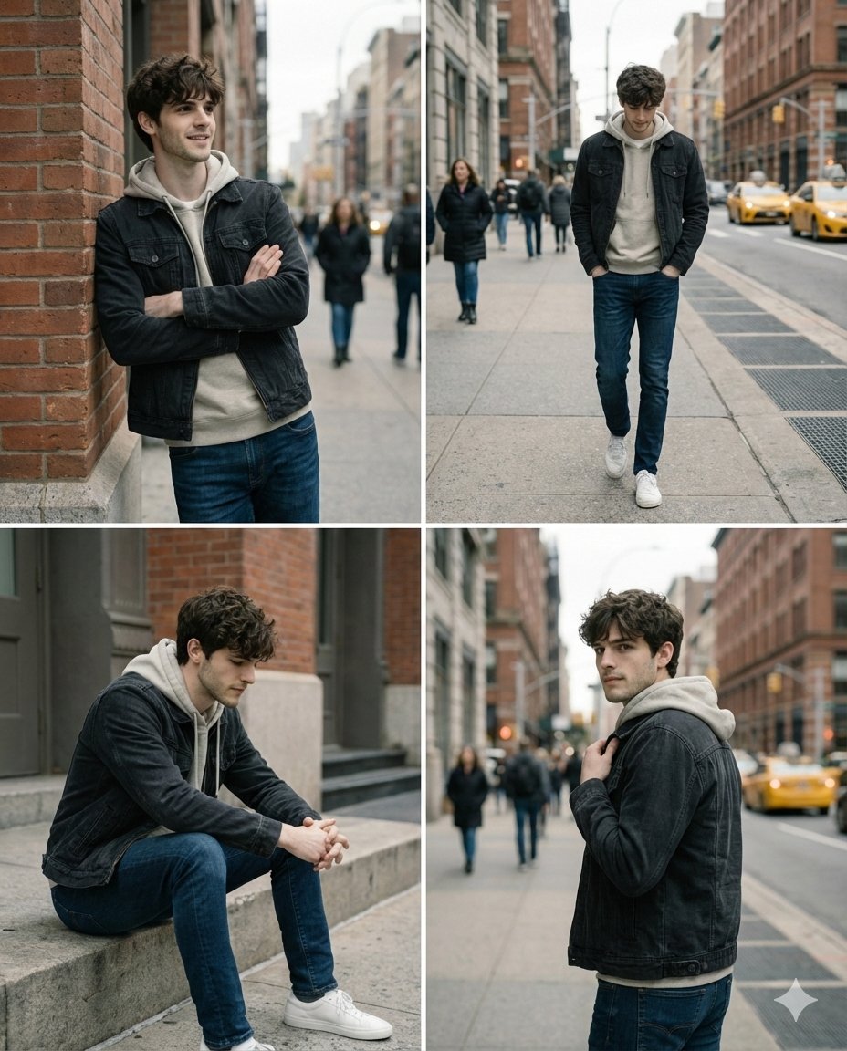 Ultra Realistic Cinematic Urban Portrait — example 1
