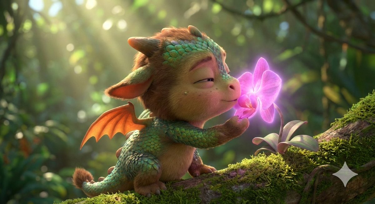 Disney-Pixar Style Hybrid Sloth-Dragon Creature — example 2