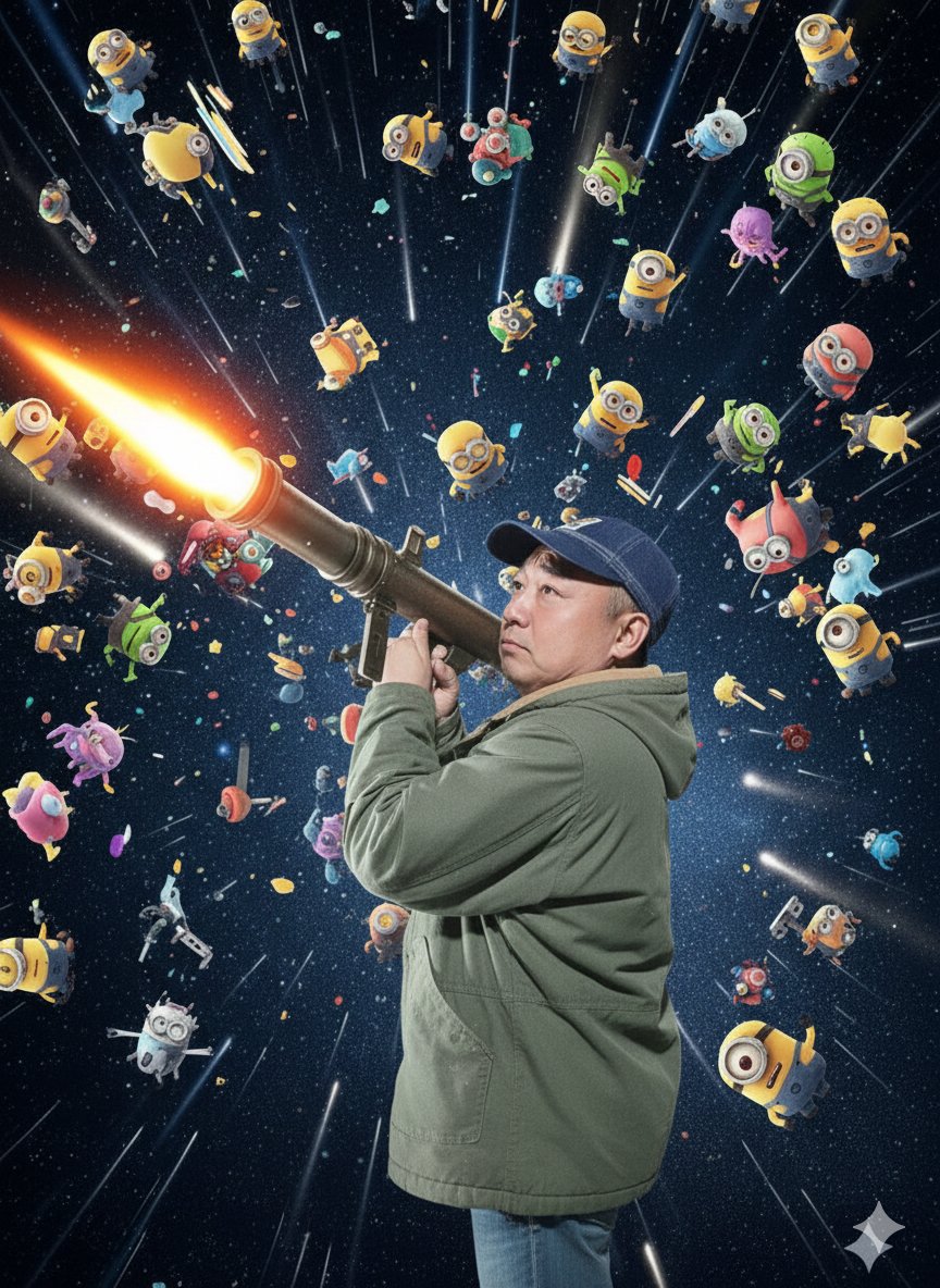 Nano Banana Pro Rocket Launcher Action Prompt — example 1
