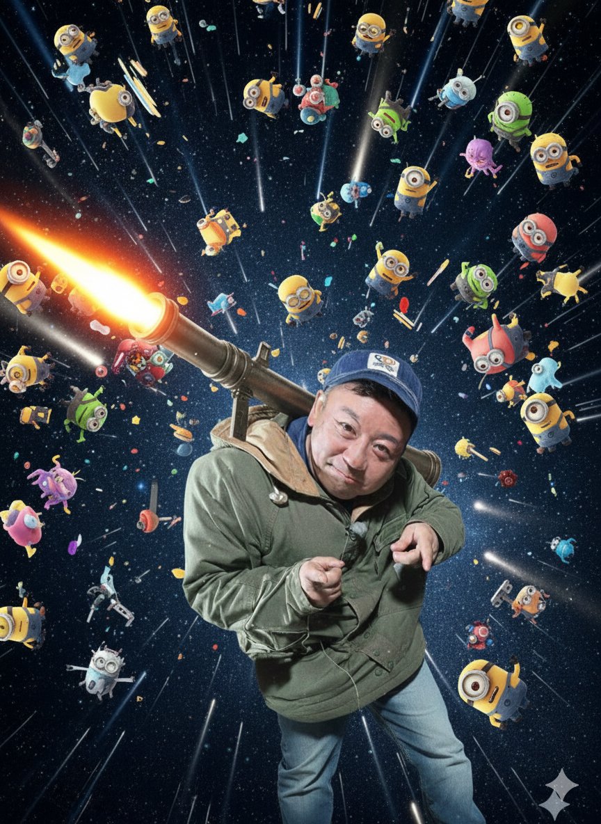 Nano Banana Pro Rocket Launcher Action Prompt — example 2