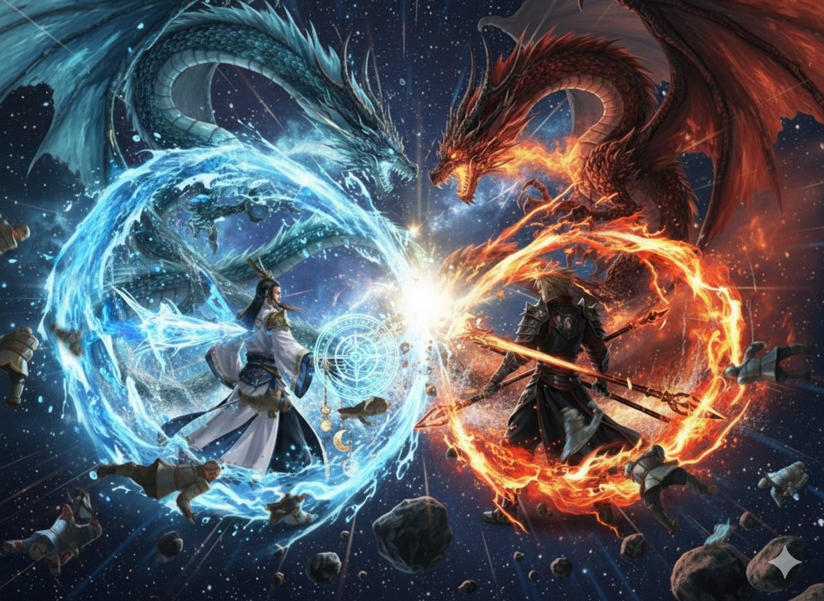 Nano Banana Pro Dynasty Warriors/Final Fantasy Prompt (Full Screen) — example 1