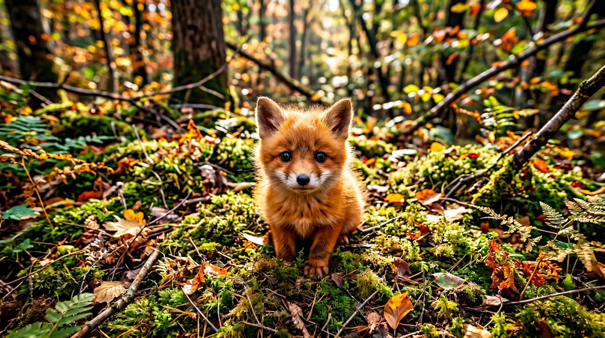 Adorable Baby Red Fox Kit Image Generation Prompt — example 1