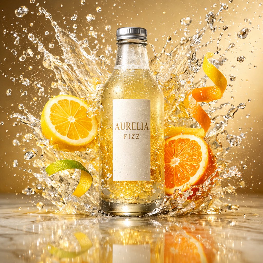 High-Speed Commercial Beverage Photography Prompt — example 2