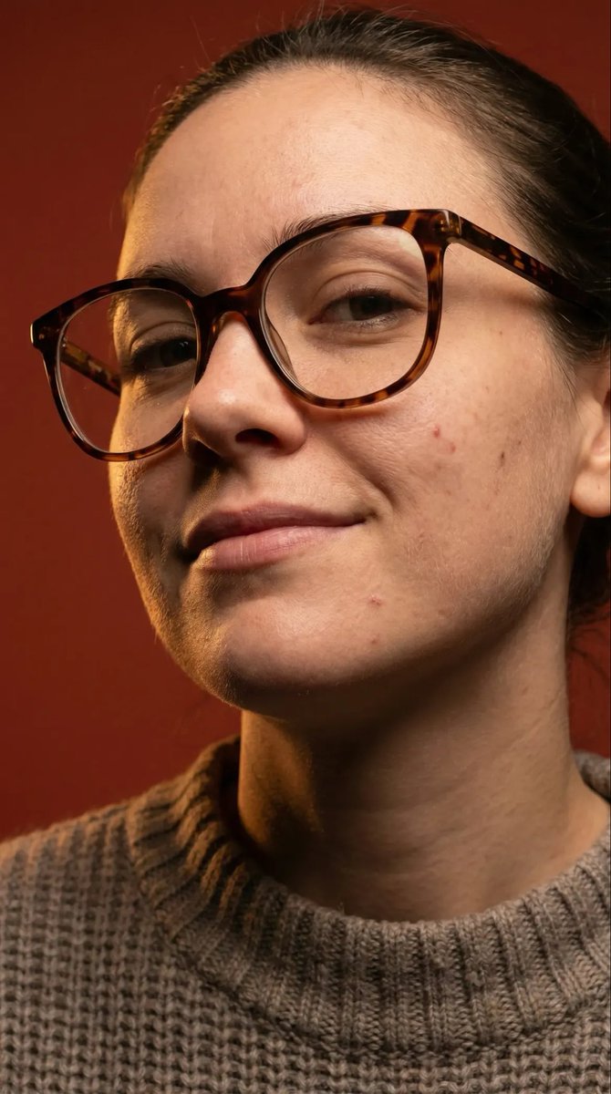Macro Detail Portrait with Glasses and Skin Texture Prompt — example 3