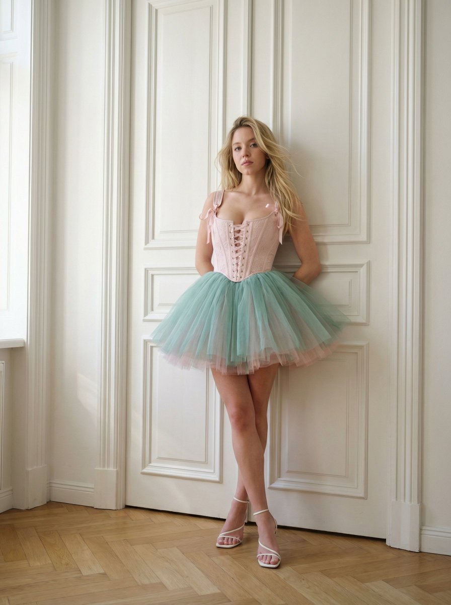 Ultra Photorealistic Balletcore Editorial — example 2