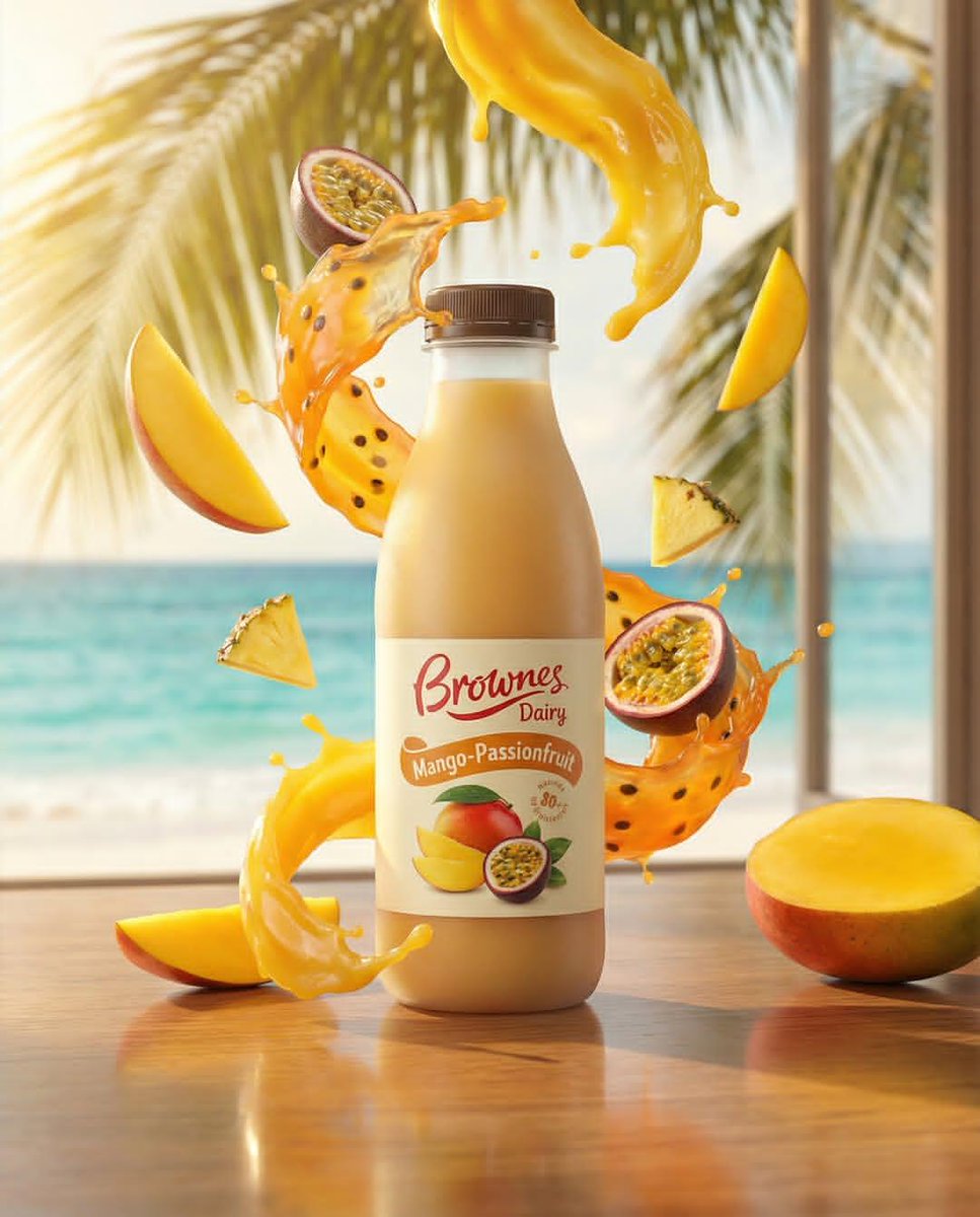 Dynamic Fruit Drink Product Ad — example 2
