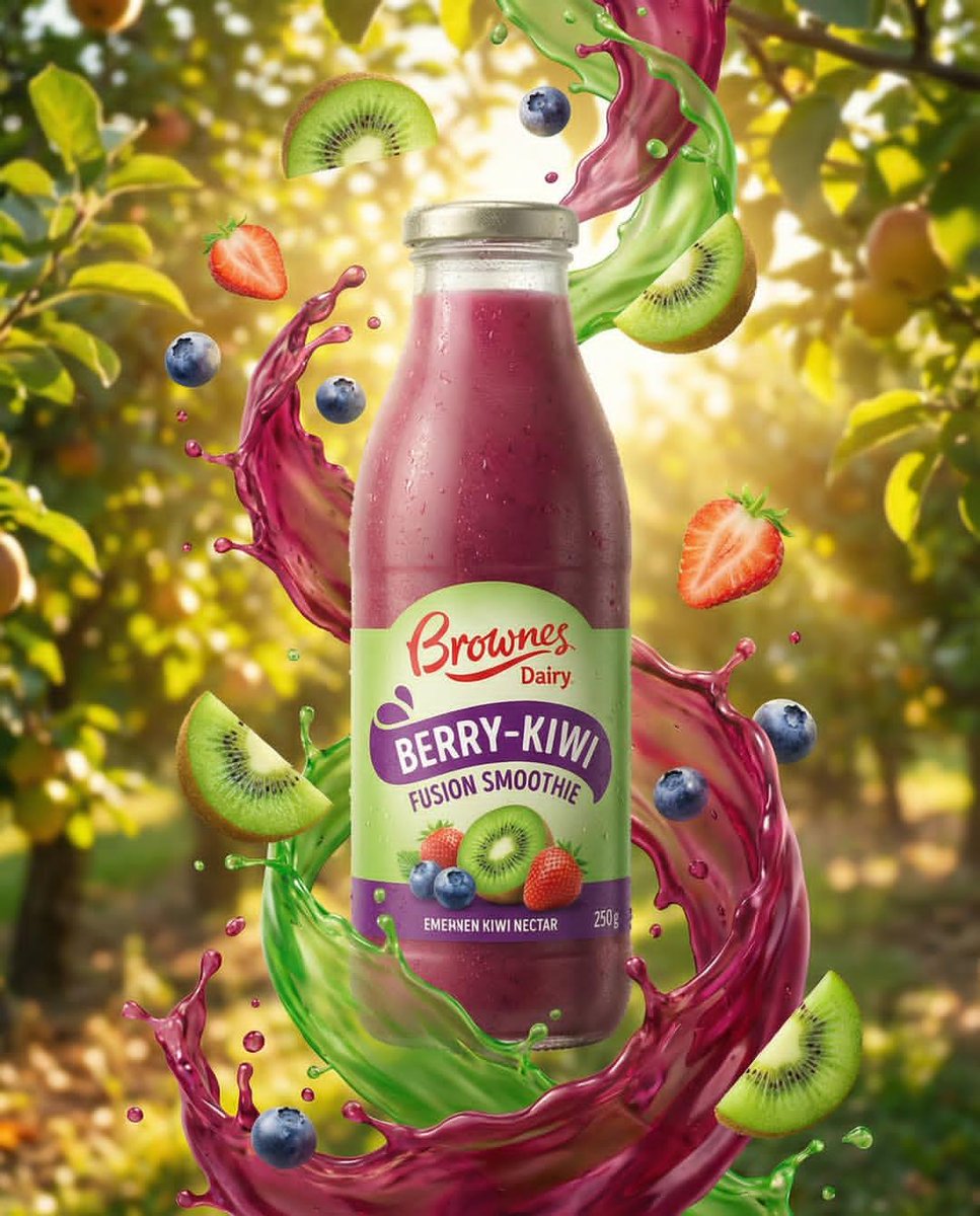 Dynamic Fruit Drink Product Ad — example 3