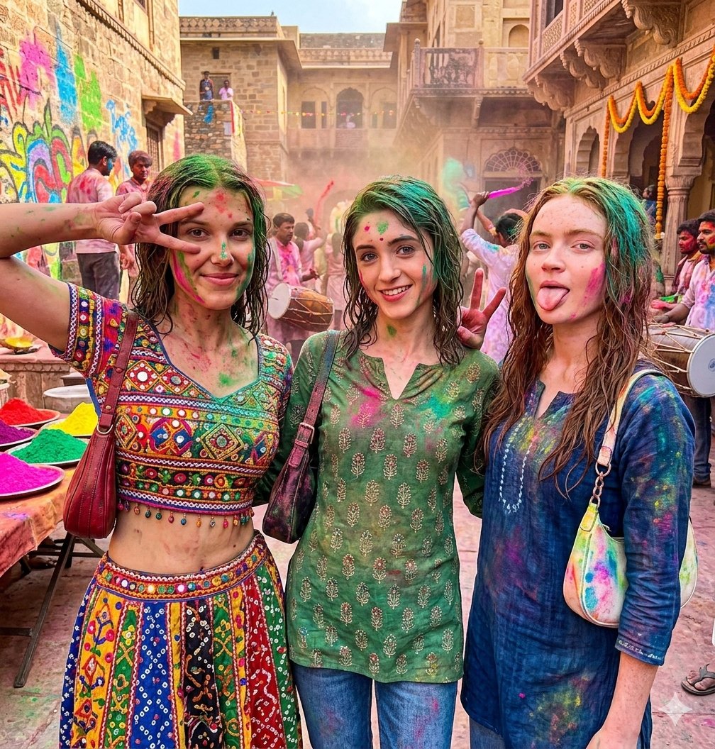 Holi Festival Cinematic Photojournalism — example 1