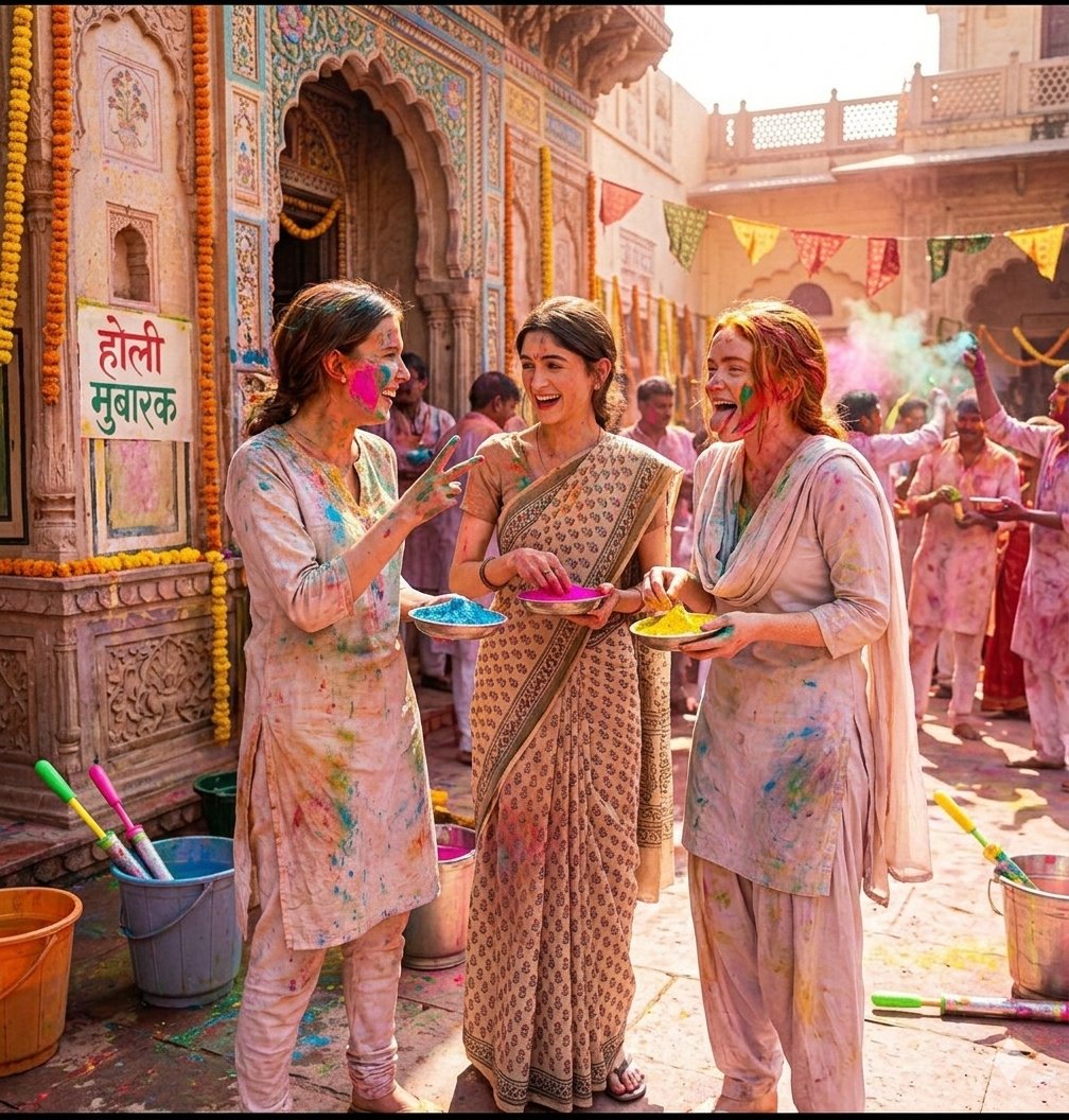 Holi Festival Cinematic Photojournalism — example 2