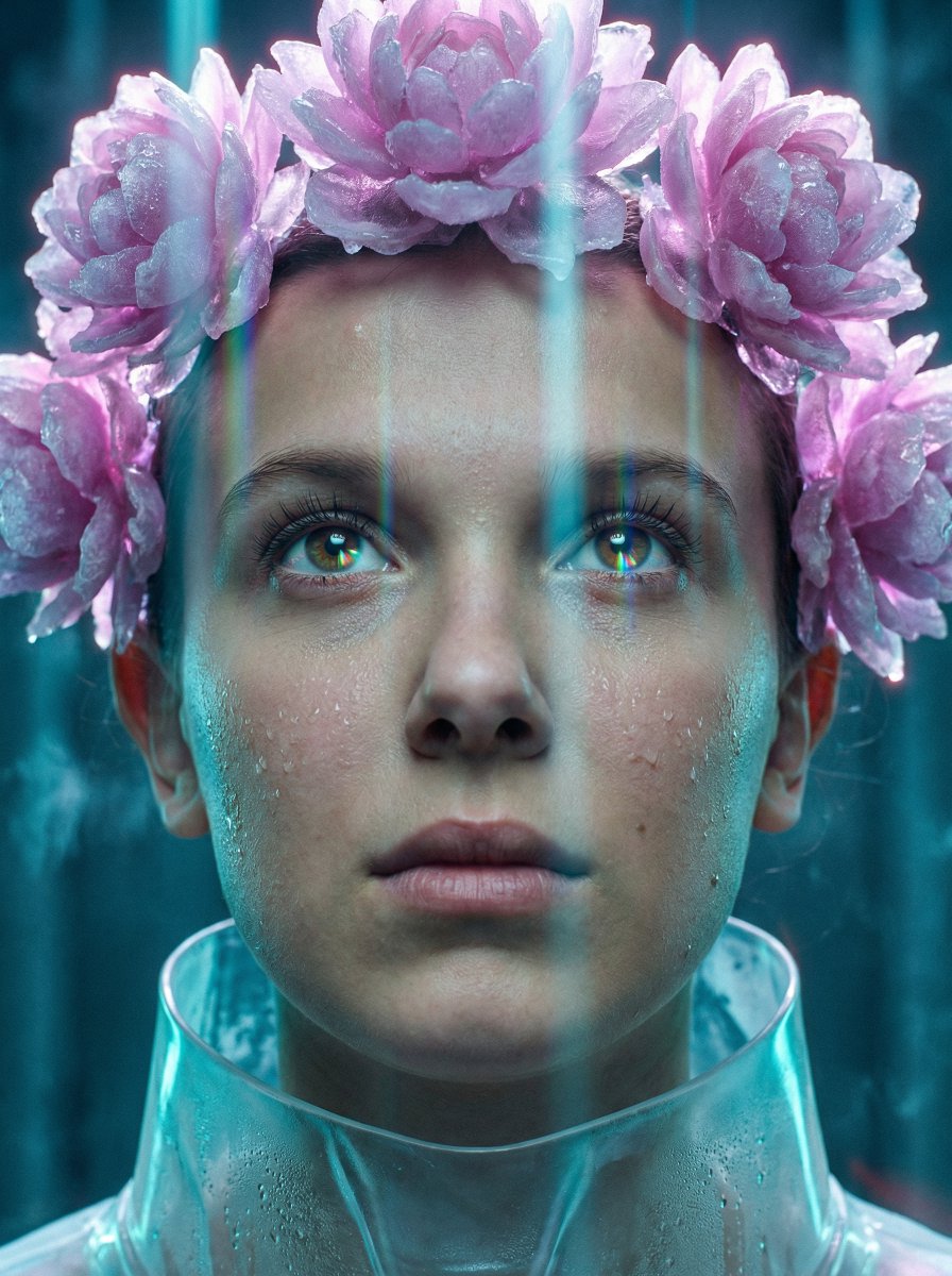 Synthetic Flora Prophecy (Sci-Fi Portrait) — example 2