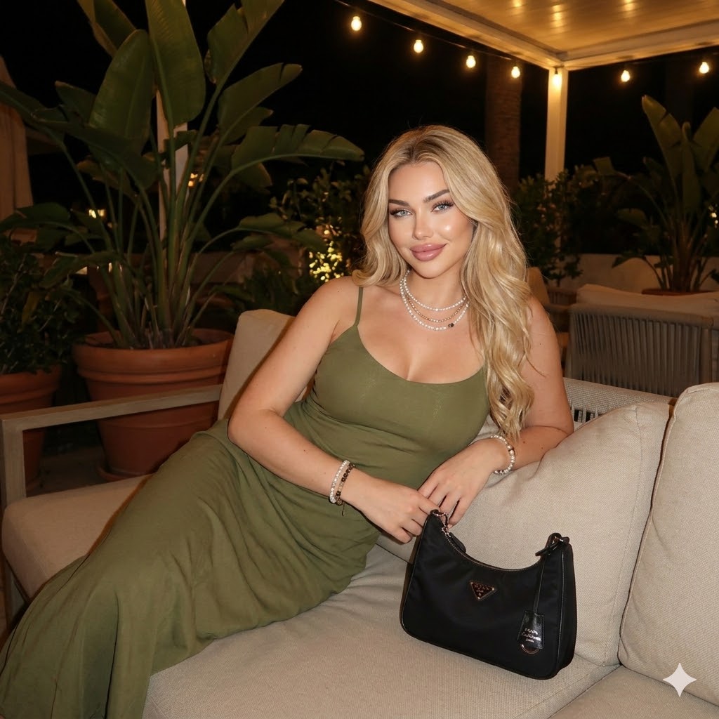 Nighttime Outdoor Lounge Portrait — example 1