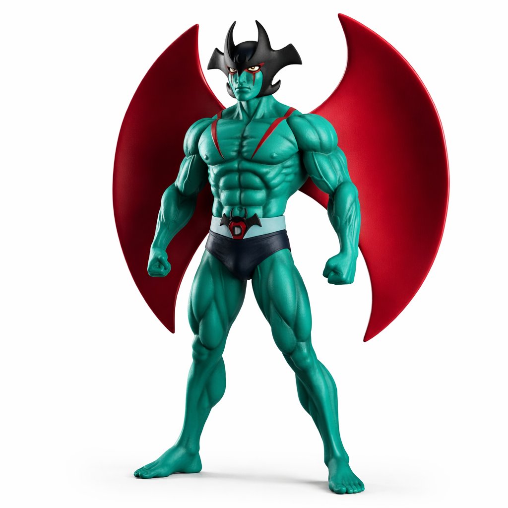 Comparing ChatGPT 5.2 and Nano Banana 2 for Devilman modeling — example 1