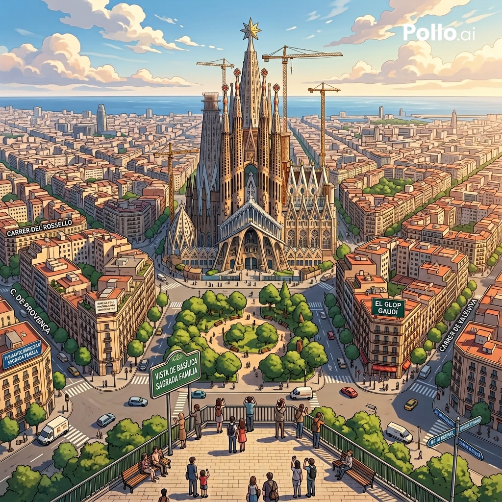 Google Maps to Anime Panorama Conversion — example 1