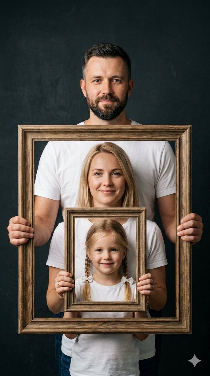 Creative Family Studio Photograph Prompt — example 1