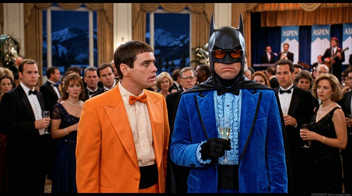 Batman Comedy Movie Screenshot Prompt — example 1