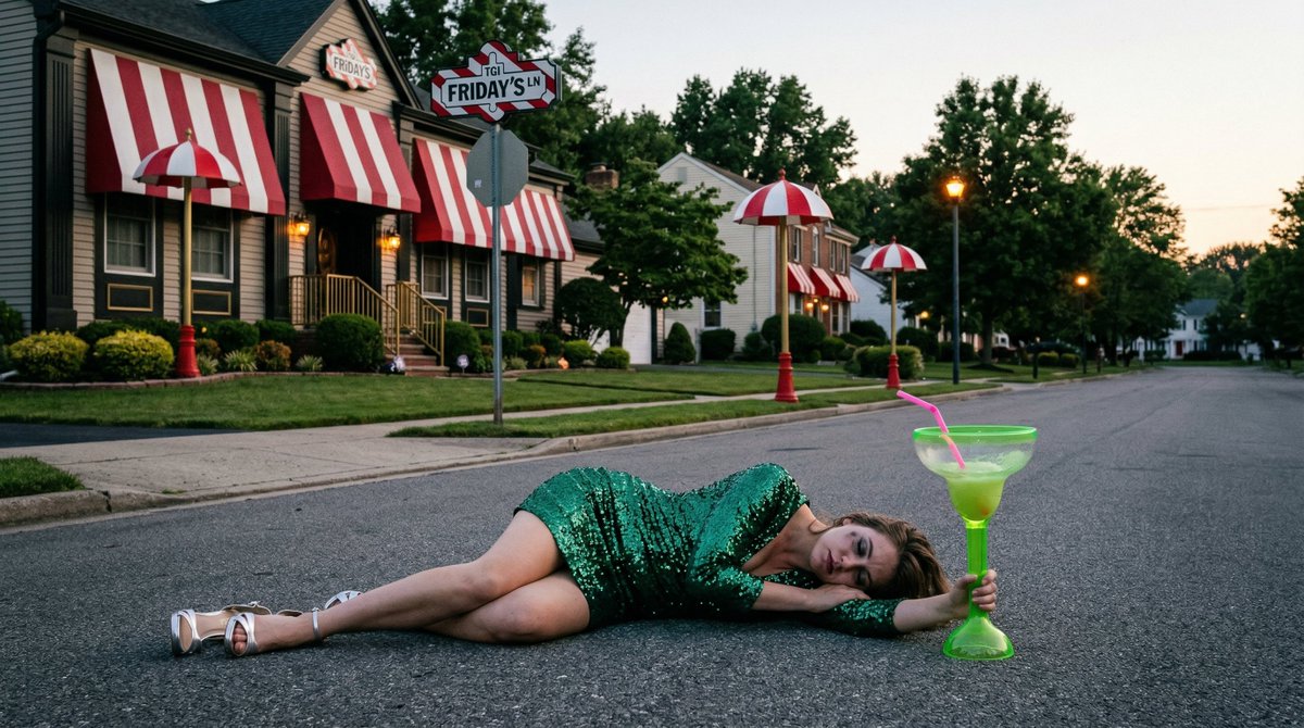 Suburban Neighborhood Designed by Fast Food Chains — example 2