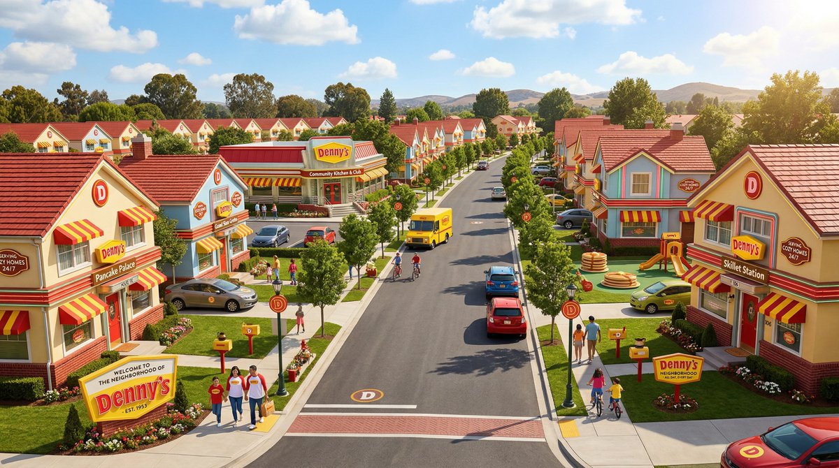 Suburban Neighborhood Designed by Fast Food Chains — example 4