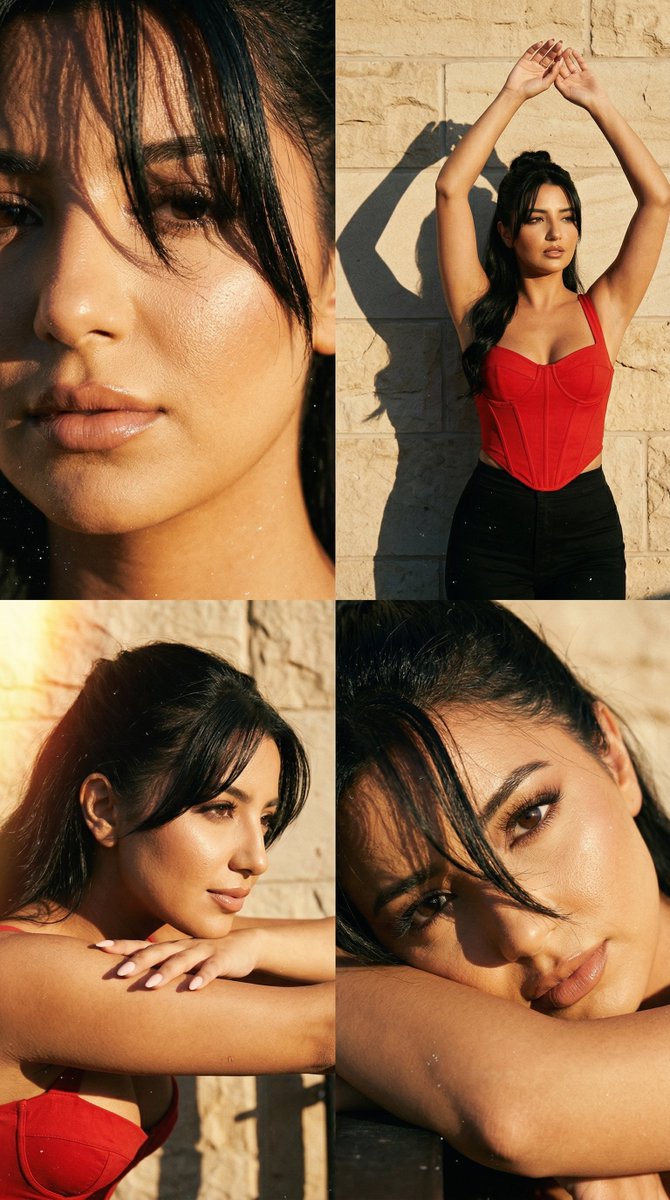 Golden Hour Film Editorial 2x2 Grid — example 1