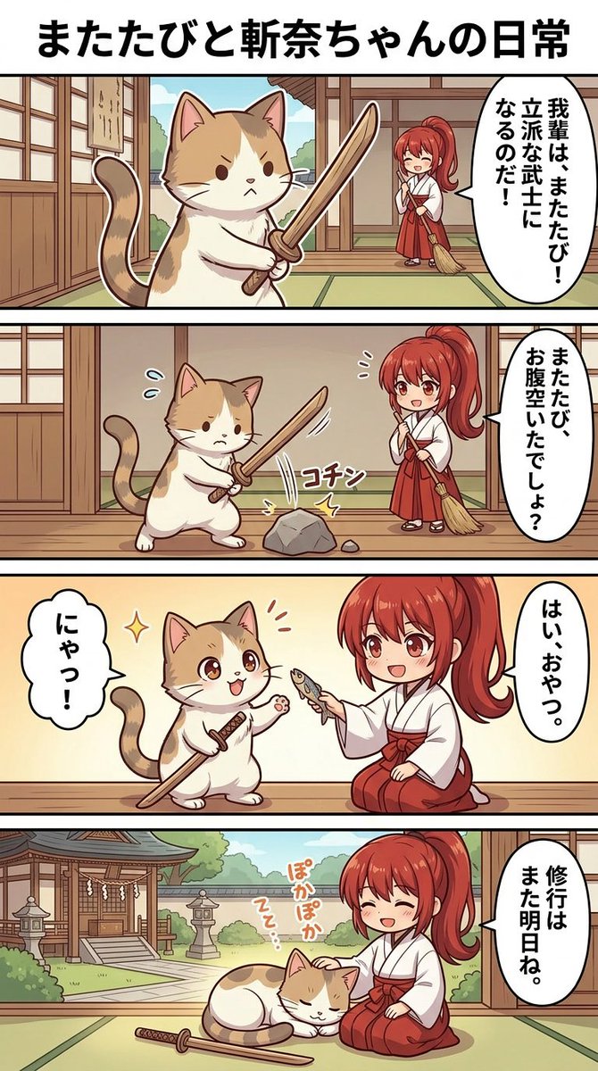 4-Panel Manga Generation Prompt — example 1