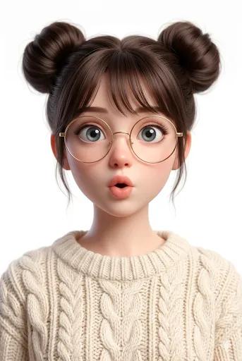 Pixar/Disney Style 3D Character Portrait — example 2