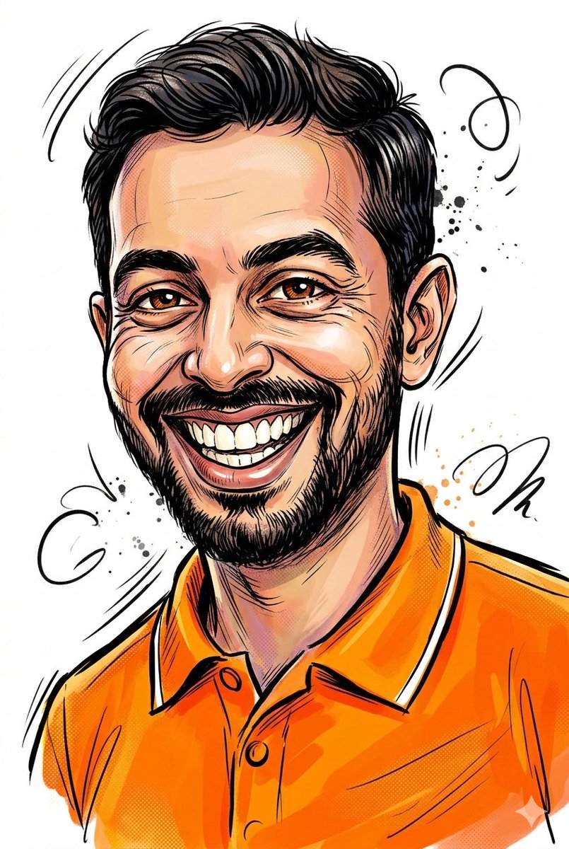 Image-to-Sketch Cartoon Transformation Prompt — example 1