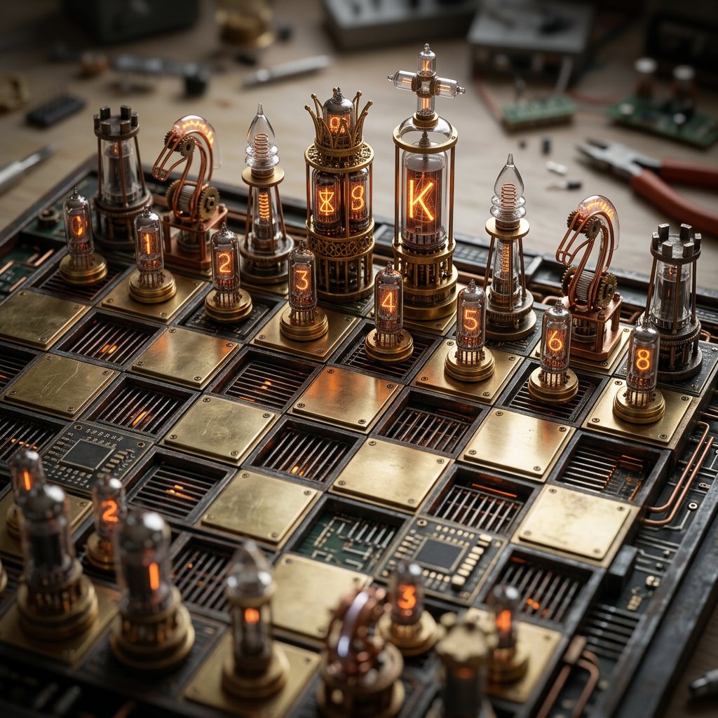 Custom Architectural Chessboard Diorama Prompt Template — example 2