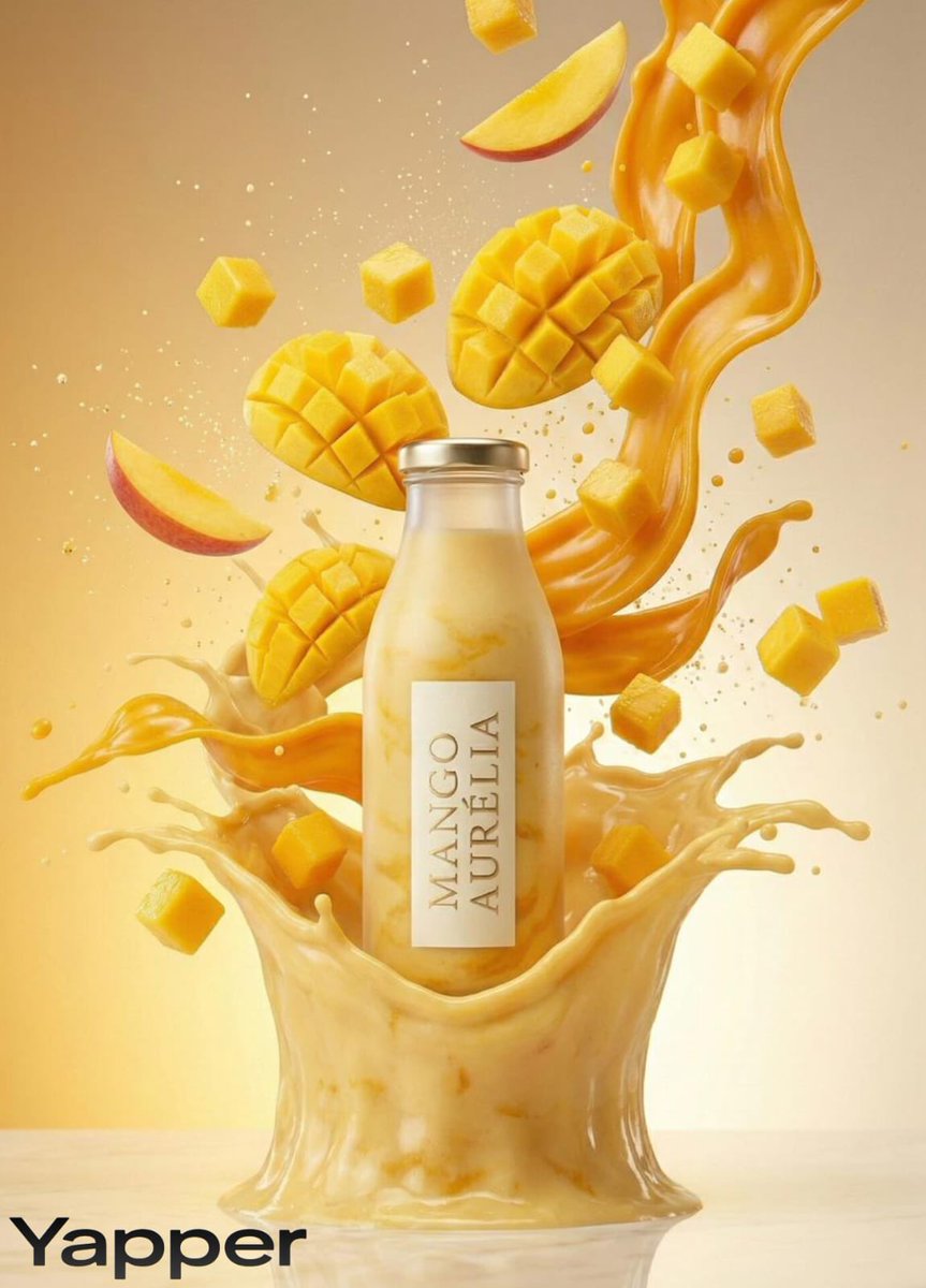 Luxury Mango Shake Splash Photography Prompt — example 1