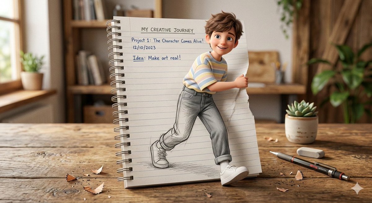 3D Pop-Out Illusion Artwork Prompt — example 2