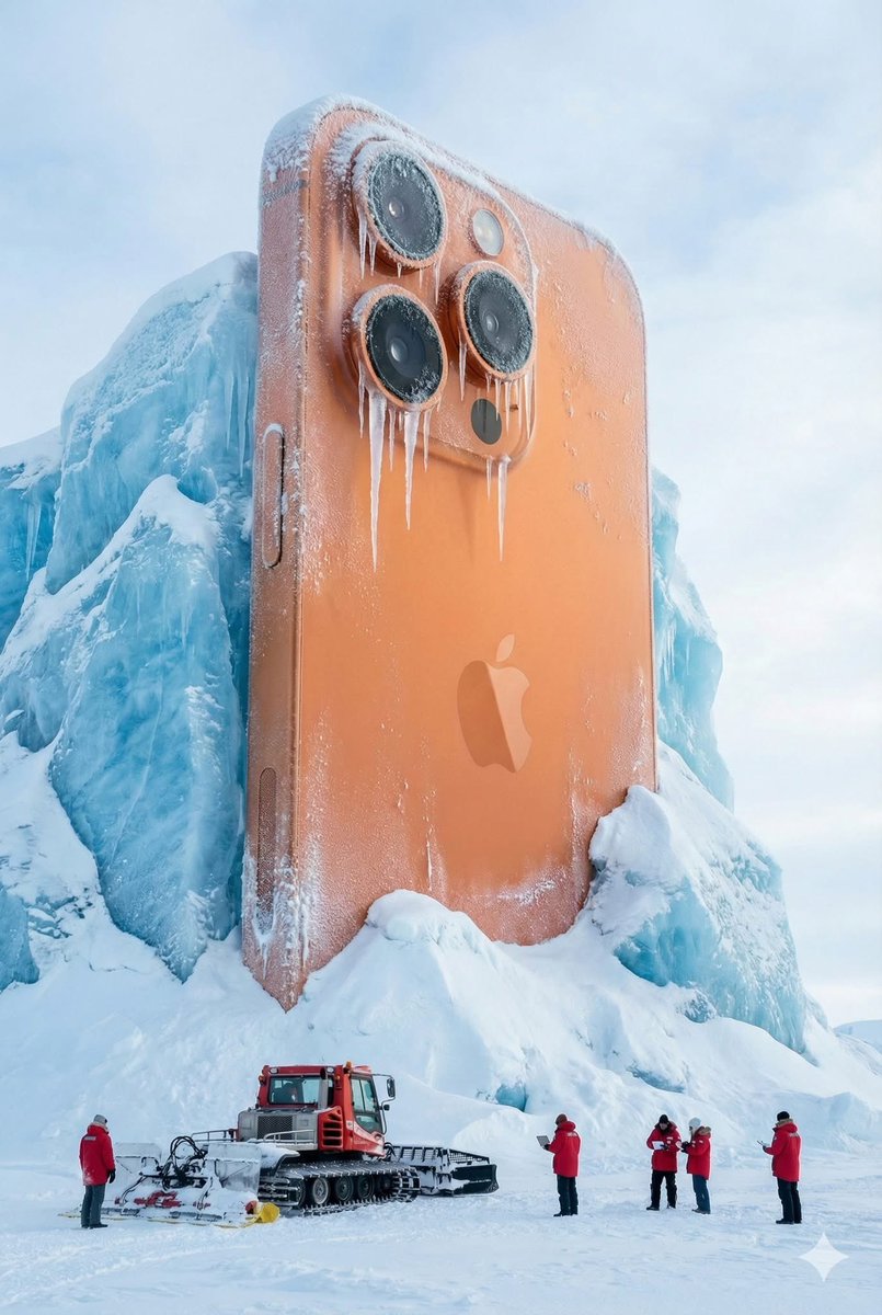 Giant Coca-Cola Can Monument in Arctic Ice — example 1