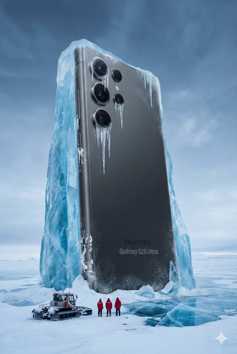 Giant Coca-Cola Can Monument in Arctic Ice — example 2