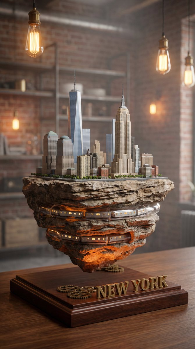 Ultra-Realistic Macro Miniature City Prompt — example 1