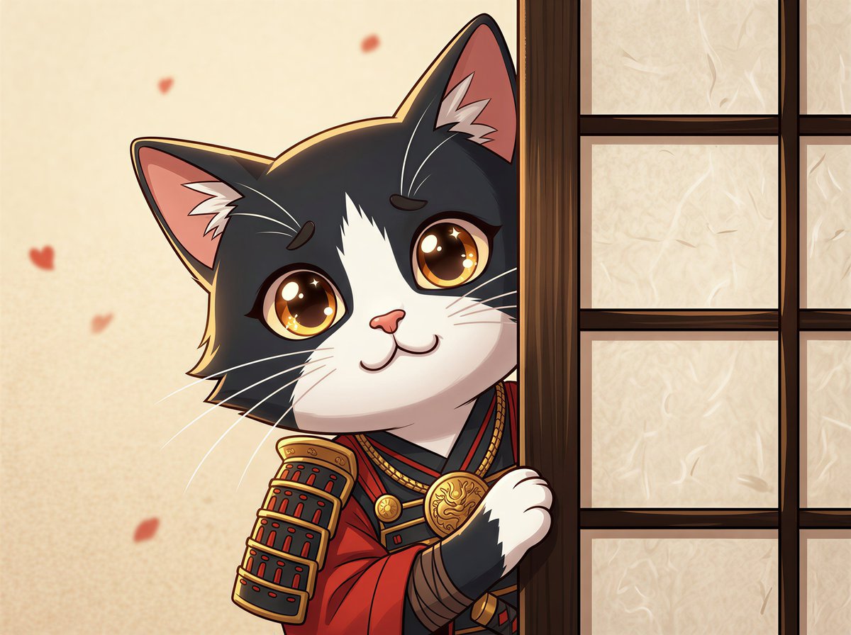 Cat Peeking Image Prompt — example 1