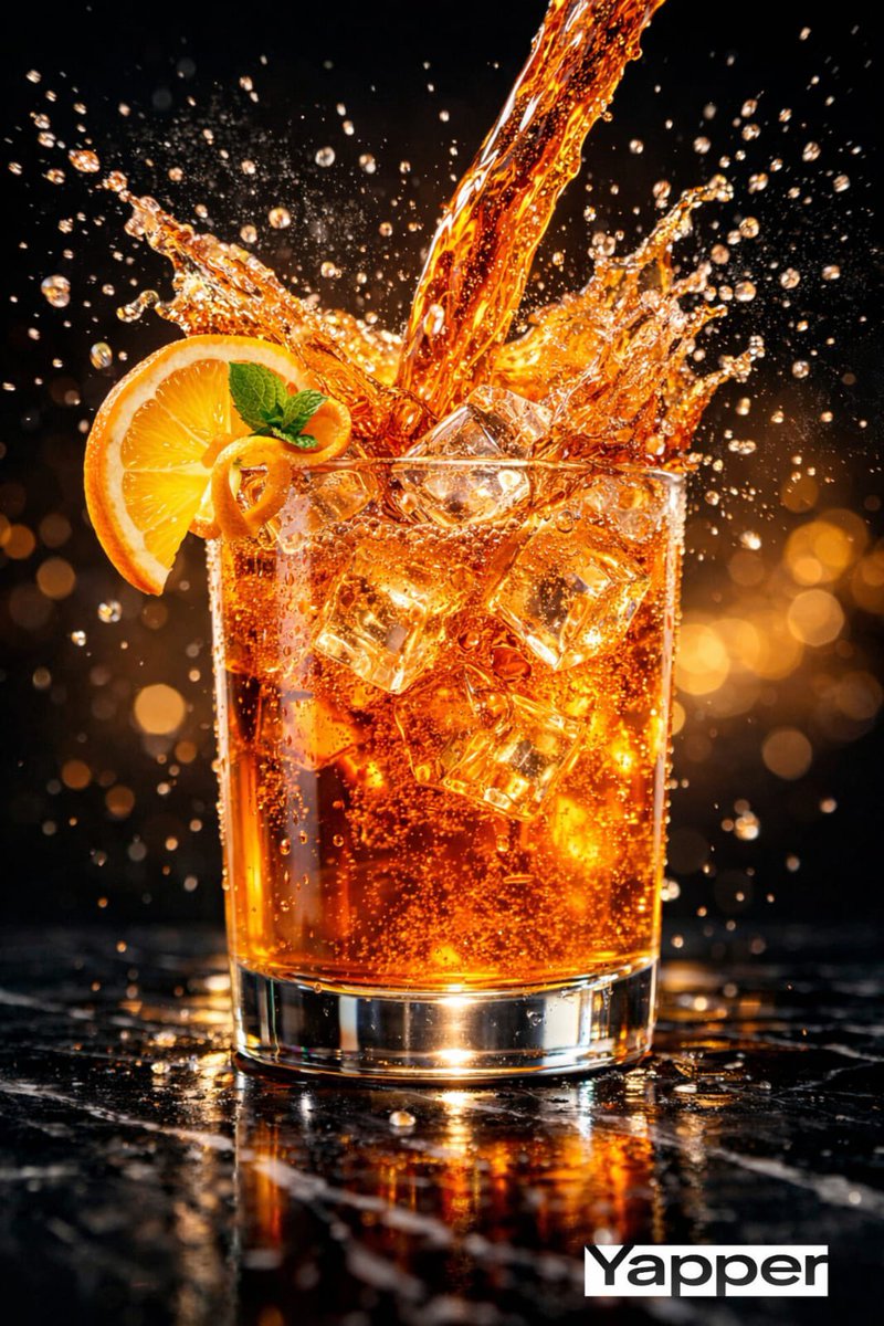 High-Speed Cinematic Luxury Cold Drink Photography Prompt (Cola Splash) — example 1