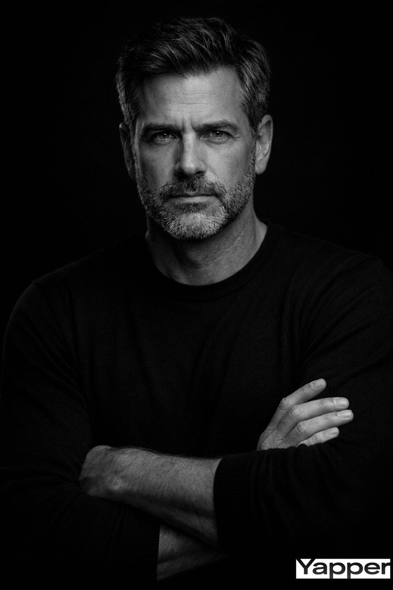 Fine-Art Cinematic Monochrome Studio Portrait Prompt (Reference Match) — example 2