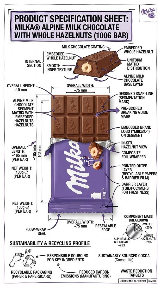 Technical Infographic Sheet Product Specification Template — example 3