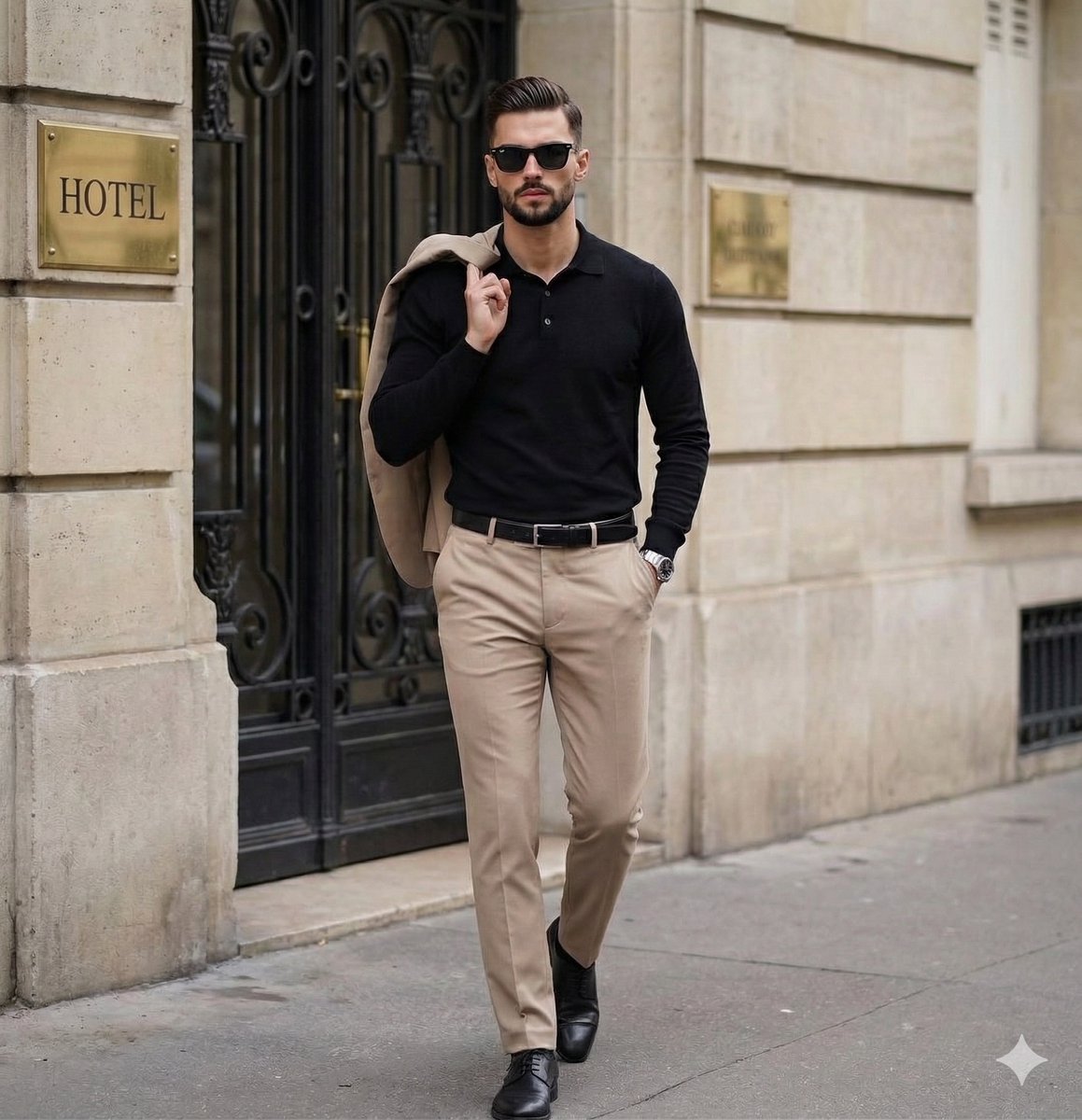 Sophisticated Men's Street Style Editorial — example 1