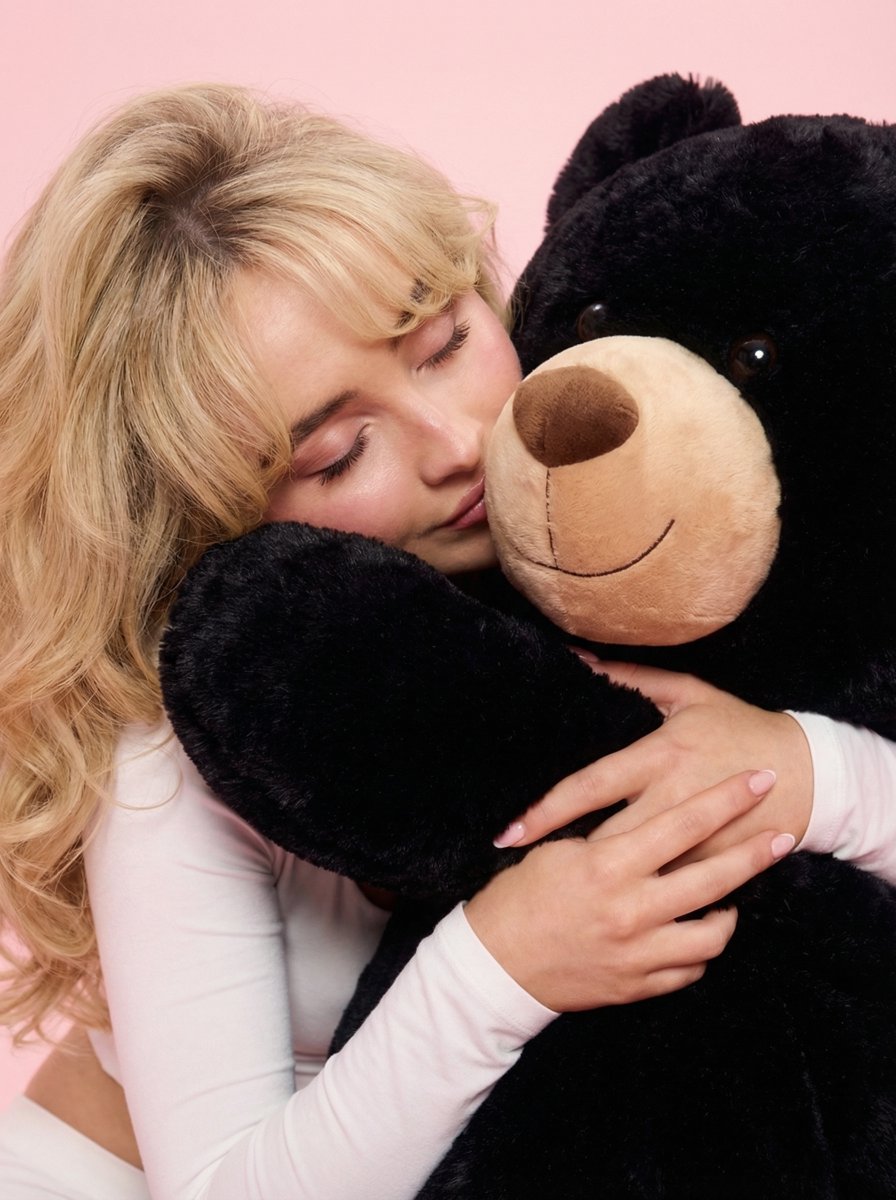 Y2K Glamour Editorial of Sabrina Carpenter with Teddy Bear — example 3